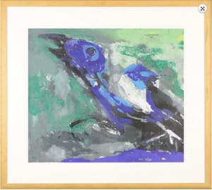 Nico Molenkamp - Vlucht - Zeefdruk - 60/90 - Handgesigneerd - Ingelijst kopen? Bied vanaf 20!