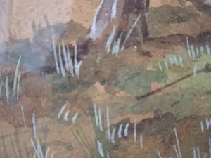 Arie Zonneveld - zonder titel - twee berken in het veen/heide kopen? Bied vanaf 75!