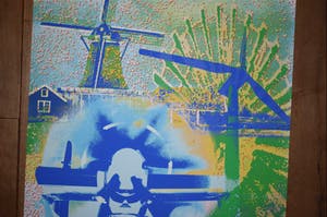 Henk van der Vet - Zeefdruk - Techniek kopen? Bied vanaf 40!