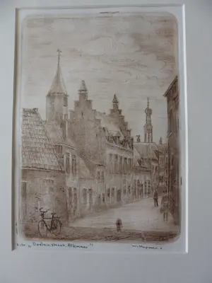 Willem Hopman - Ets, Doelenstraat te Alkmaar. kopen? Bied vanaf 35!