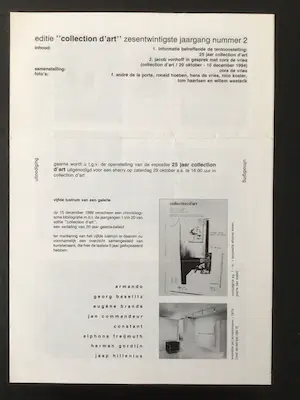 Bram van Velde - Gal. Collection d'Art - Amsterdam - 1971 t/m 2004 - Zeer goed - 12 Items kopen? Bied vanaf 60!