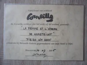 Corneille - Zeefdruk. Titel, "La Femme et l'oiseau de Maastricht" kopen? Bied vanaf 150!