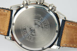 2557 - Stalen Herenmodel  Citizen Eco-Drive B612 Chronograph - kopen? Bied vanaf 60!