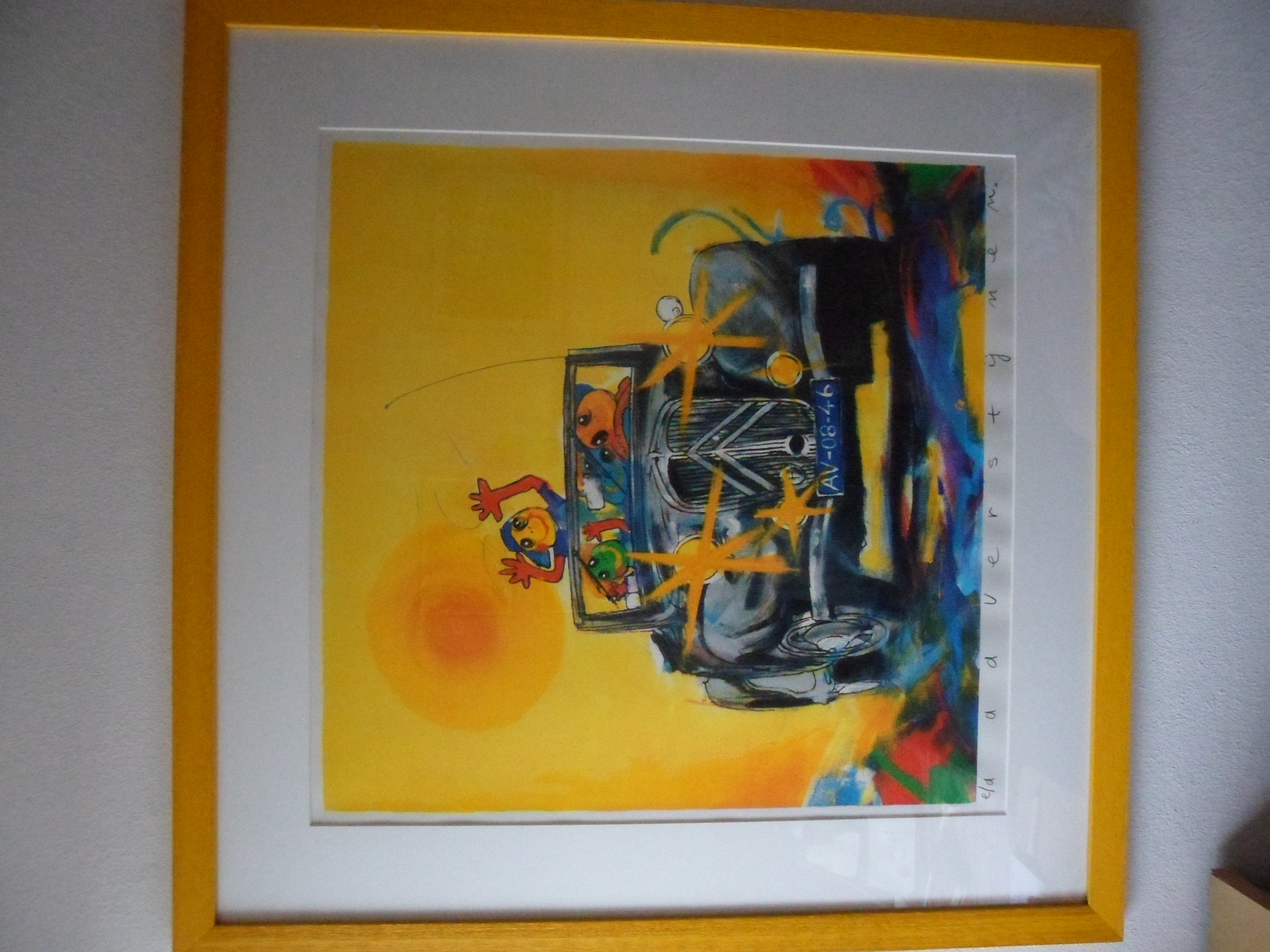 Ad Verstijnen - Kleuren zeefdruk. Citroen Traxion Avant cabriolet kopen? Bied vanaf 95!