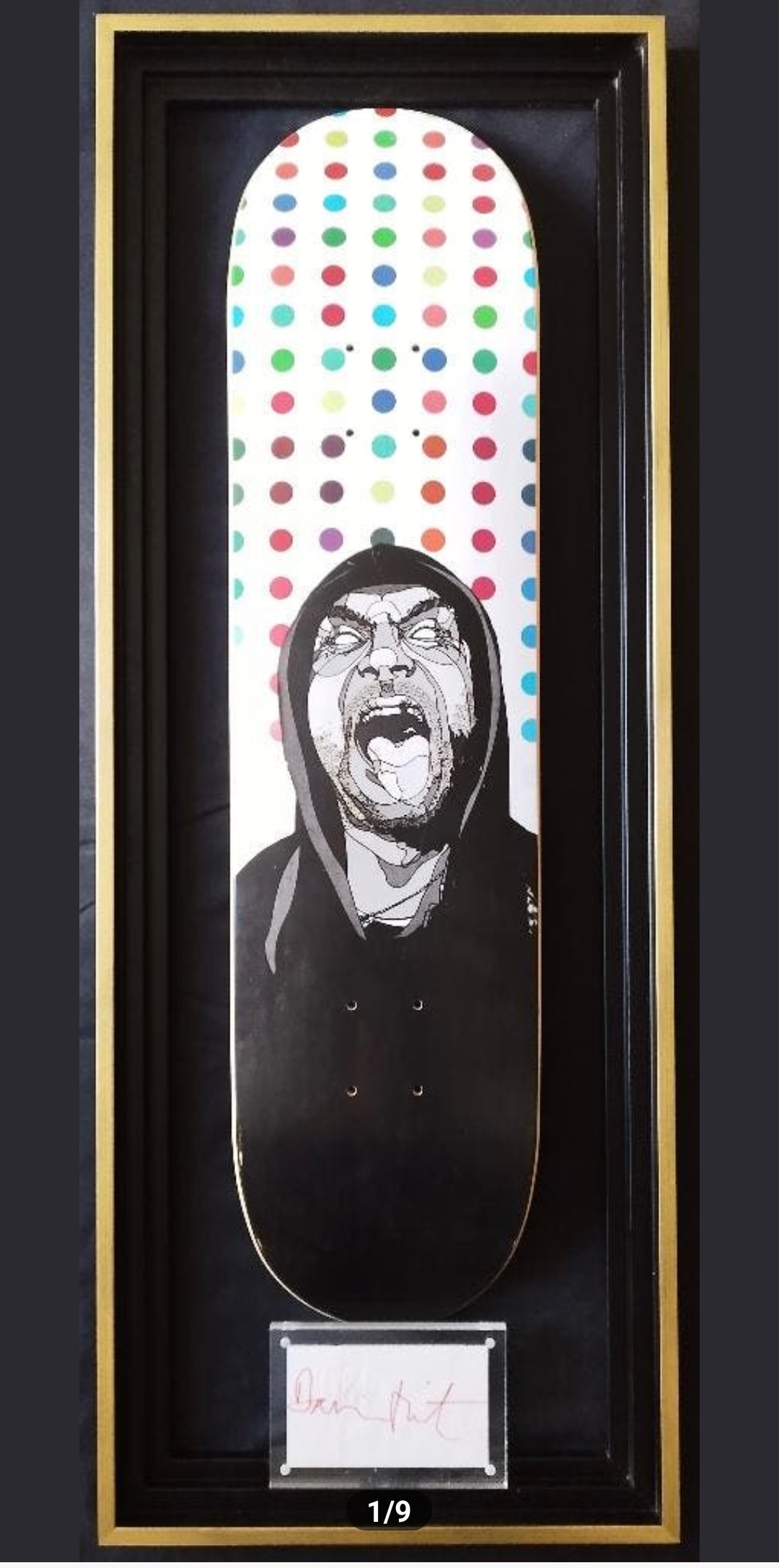 Damien Hirst - "Skateboard" van Damien Hirst en David Flores, gesigneerd en genummerd. kaufen? Bieten Sie von 500!