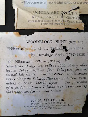 Ando Hiroshige - Houtdruk, Nihonbashi kopen? Bied vanaf 75!