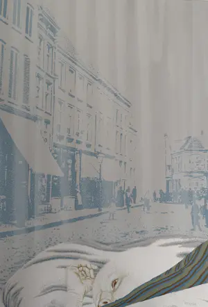 Sven Hoekstra - kleurenzeefdruk | 'Masker voor een kaal hoofd I' kopen? Bied vanaf 20!