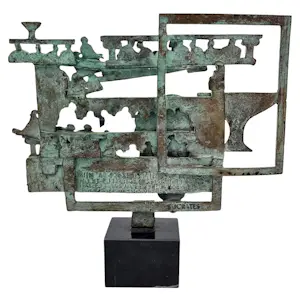 Eric Claus - Bronzen sculptuur: 'Socrates' kopen? Bied vanaf 450!