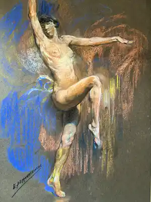 Edmond De Maertelaere - Danseres - gemengde techniek kopen? Bied vanaf 250!