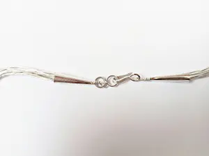 Gary Nez sterling zilver variscite liquid silver collier Navajo Indiaans kopen? Bied vanaf 175!