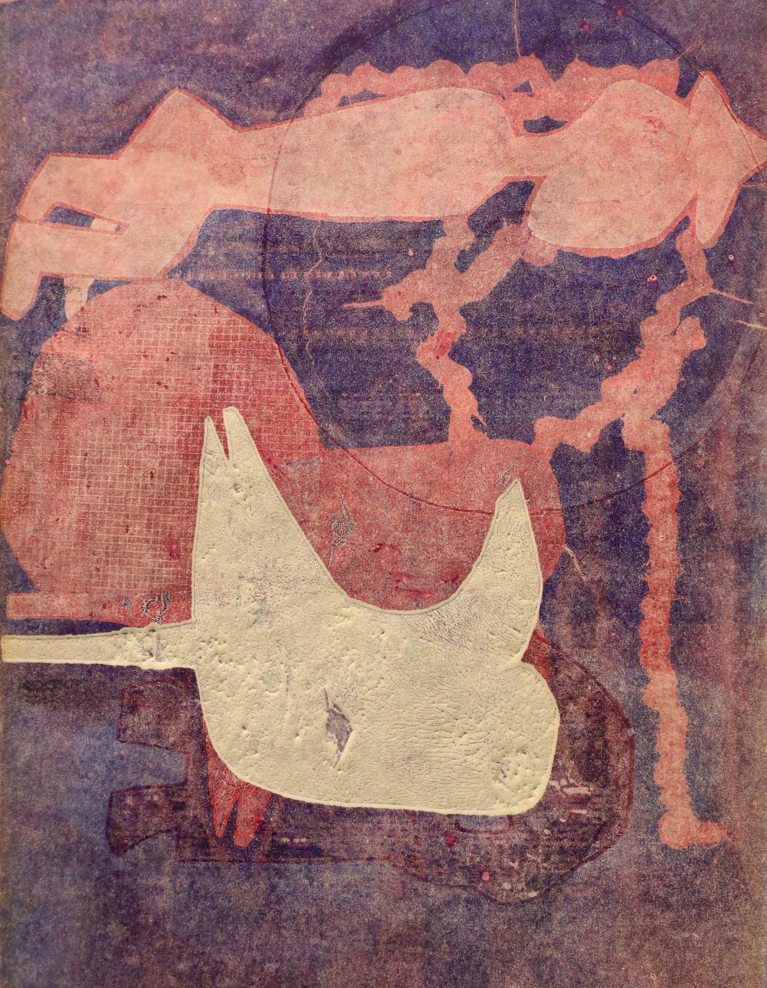 Plony van Zuijlen - Schim van een gestorven vogel - Grafiek monotype kopen? Bied vanaf 40!