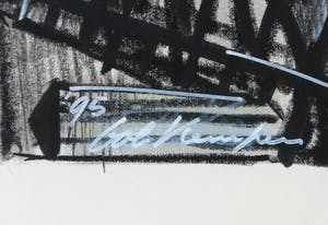 Bob Kemper - Gemengde techniek op papier, Zonder titel - Ingelijst kopen? Bied vanaf 50!