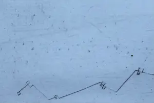 Theo Beerendonk - Lijnets op papier | 'Zaterdag 11 april 1970' | 1970 kopen? Bied vanaf 80!