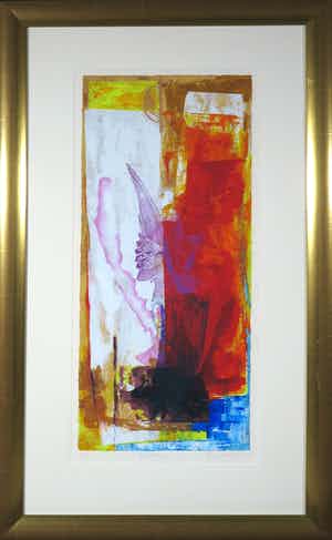 Piotr Konkel - Zeefdruk, Rising - Ingelijst (Groot) verkocht voor € 35!