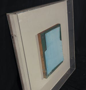 Niet of onleesbaar gesigneerd - Gemengde techniek, Zonder titel - Ingelijst kopen? Bied vanaf 1!