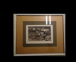 Willem de Zwart - Vier koeien in landschap. kopen? Bied vanaf 35!