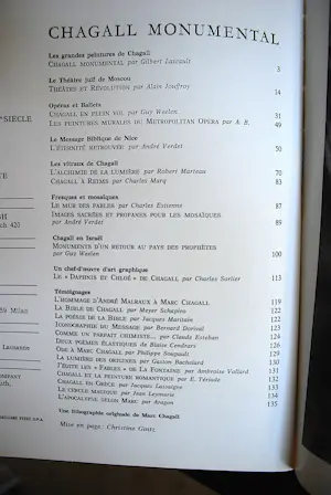 Marc Chagall - dubbelbladige kleurenlitho in de originele Franse editie XXe siecle- kopen? Bied vanaf 130!