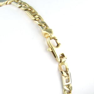 14k bicolor schakel armband - 19,5 cm lang kopen? Bied vanaf 350!