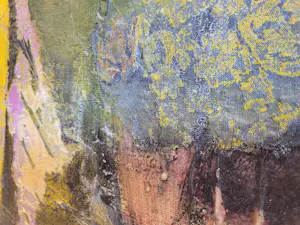 Marianne Benko - Abstracte kunst met gemengde techniek van olieverf en encaustiek kopen? Bied vanaf 375!