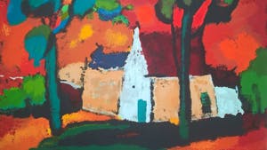 Toon Hermans - Brandende lucht - gesigneerde zeefdruk kopen? Bied vanaf 250!