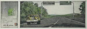 Rolf Weijburg - Kleurenets en aquatint, The Travellers - Ingelijst kopen? Bied vanaf 35!