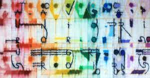 Jack Vissers - Zodiak - olieverf op houten panelen verkocht voor € 175!