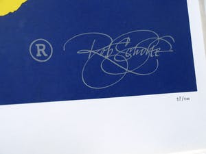 Rob Scholte - Ingelijste zeefdruk , Copyright – lijst: 112 x 108 cm – Expositie in De Fundatie kopen? Bied vanaf 250!