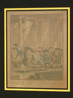 Niet of onleesbaar gesigneerd - Augustin de St. Aubin. kopen? Bied vanaf 10!