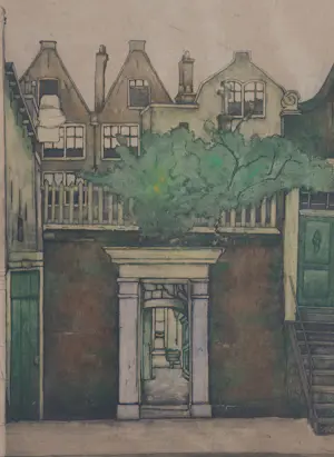 Frans Everbag - Stadsgezicht kopen? Bied vanaf 50!