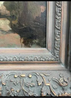 Buy Piet in 't Hout - Olieverfschilderij van Piet In 't Hout .? Bid from 225!