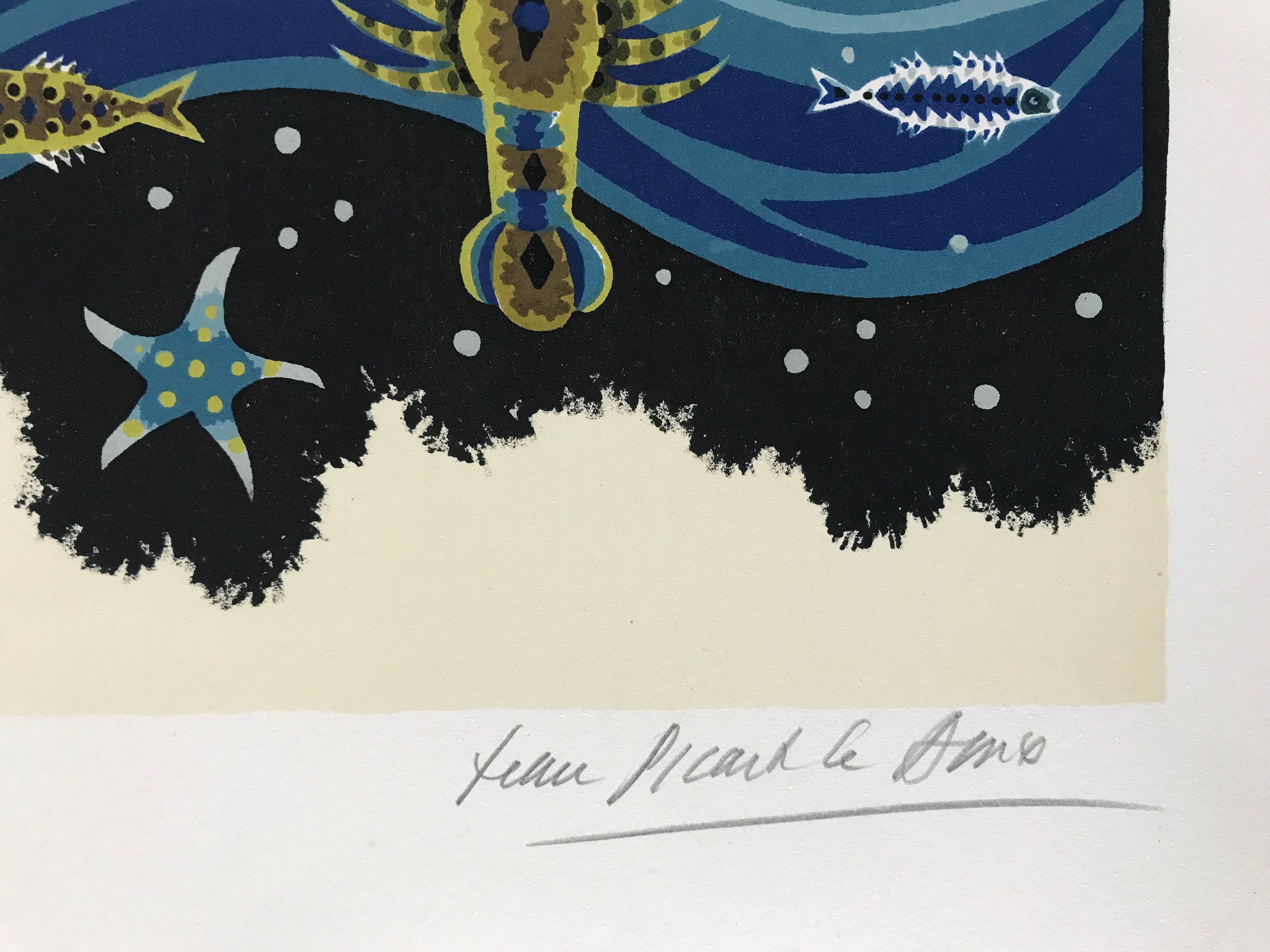 Jean Picart Le Doux - Fraaie zeefdruk - 'Amazonie' - Gesigneerd - 22/150 kopen? Bied vanaf 85!