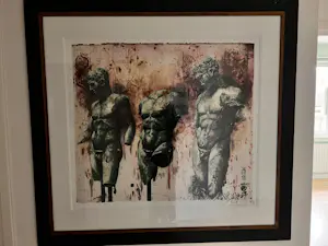 Gerti Bierenbroodspot - The three graces, litho (mooi ingelijst) kopen? Bied vanaf 250!