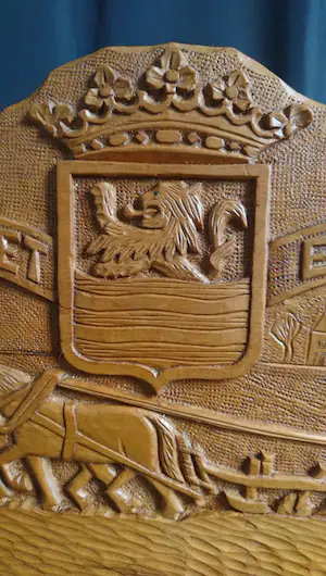 Pieter Buijs - Houten messenblok voor Zeeuwse paeremessen (paardenmessen) kopen? Bied vanaf 1!