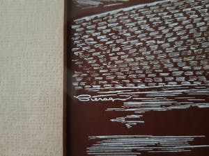 Niet of onleesbaar gesigneerd - Zicht op kerktoren en boogbrug kopen? Bied vanaf 1!