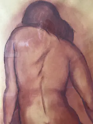 Joub Wiertz - Zittend naakt kopen? Bied vanaf 250!