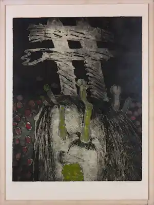 Michel van Overbeeke - Ets, Portrait of faith - Ingelijst (Groot) vendu pour 100€ !