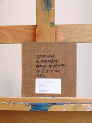 Gerard Boersma - One Way (Schilderij van Amerikaans verkeersbord ) kopen? Bied vanaf 100!