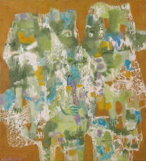 Corry Muhlenfeld - Olieverf op doek, Abstracte voorstelling kopen? Bied vanaf 1!