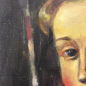 Ludmilia Kalmaeva - Olieverf op doek, Z.T. Venus at a Mirror - Ingelijst kopen? Bied vanaf 50!