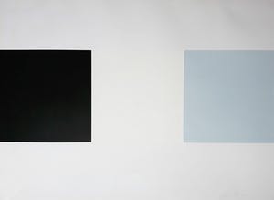 Rob van Koningsbruggen - Compositie in zwart, grijs en wit, zeefdruk (mooi ingelijst) kopen? Bied vanaf 125!