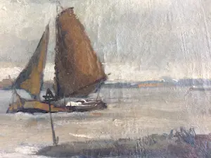 Willem Jansen - Zicht op rivier kopen? Bied vanaf 75!