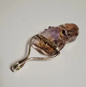 Nieuwe zilveren hanger met mystieke Amethist kopen? Bied vanaf 75!