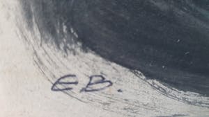 Eugene Brands - Gouache - Nacht - gesgineerd en verso (1987) kopen? Bied vanaf 659!