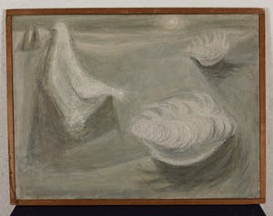 Aart van den IJssel - Strand met schelpen - 1953 - olieverf op doek - BKR Den Haag kopen? Bied vanaf 20!