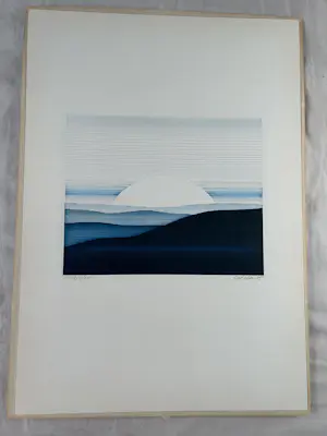 Claudia Keller - Blauwachtig landschap, zonsopgang-zonsondergang kopen? Bied vanaf 50!