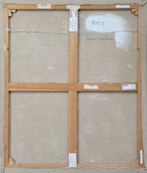 Andre Groothuizen - Schilderij: 'Bootje' (1990) - Zeer groot kopen? Bied vanaf 135!