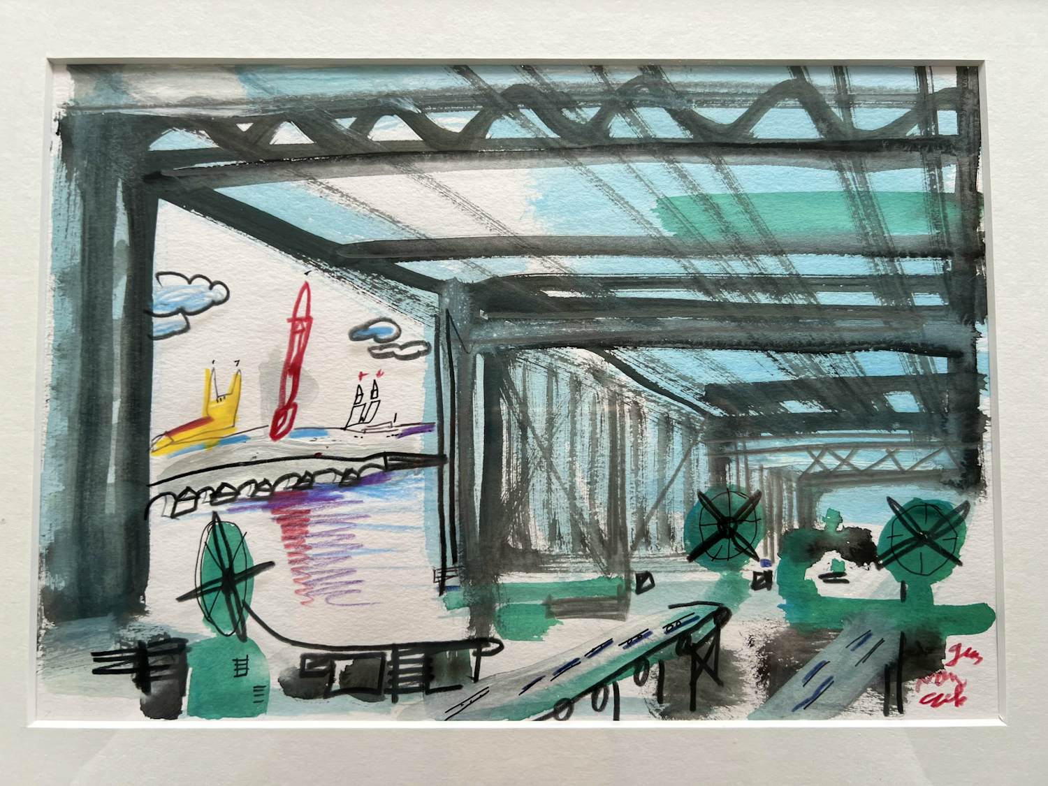 Buy Guus van Eck - Maastricht – Industriële Brugzicht? Bid from 100!
