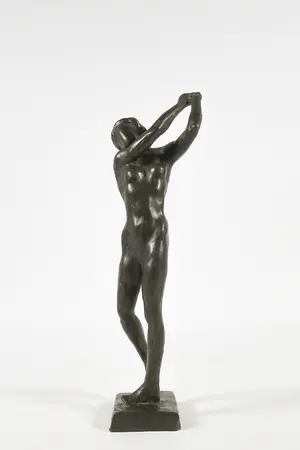 Kees Verkade - Bronzen beeld van een staande naakte vrouw kopen? Bied vanaf 1500!