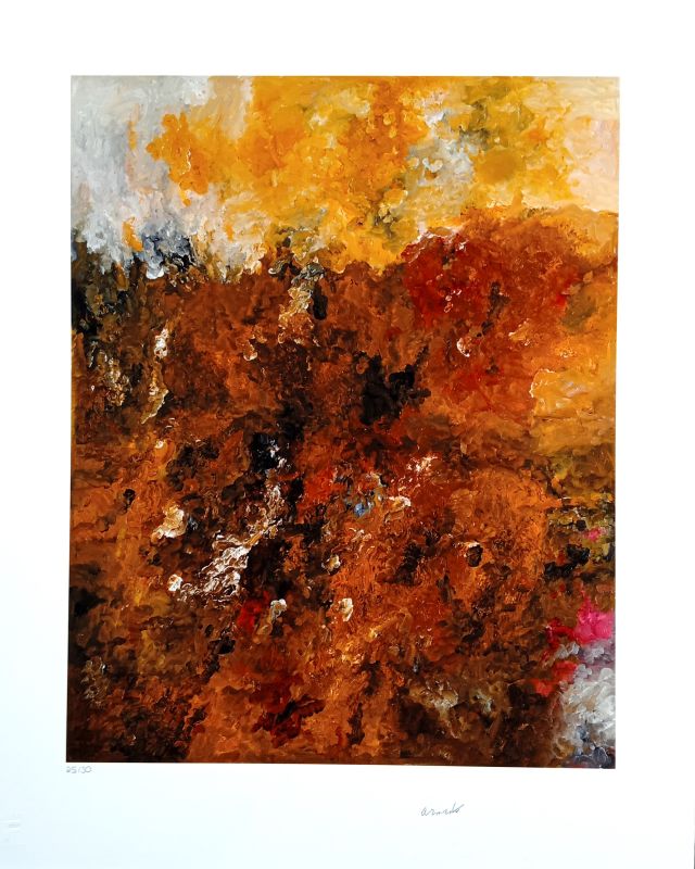Armando - Kleurengiclee LANDSCHAFT Handgesigneerd 30 EX!!! kaufen? Bieten Sie von 159!
