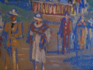 Leo Eland - Pastel Parkgezicht kopen? Bied vanaf 135!